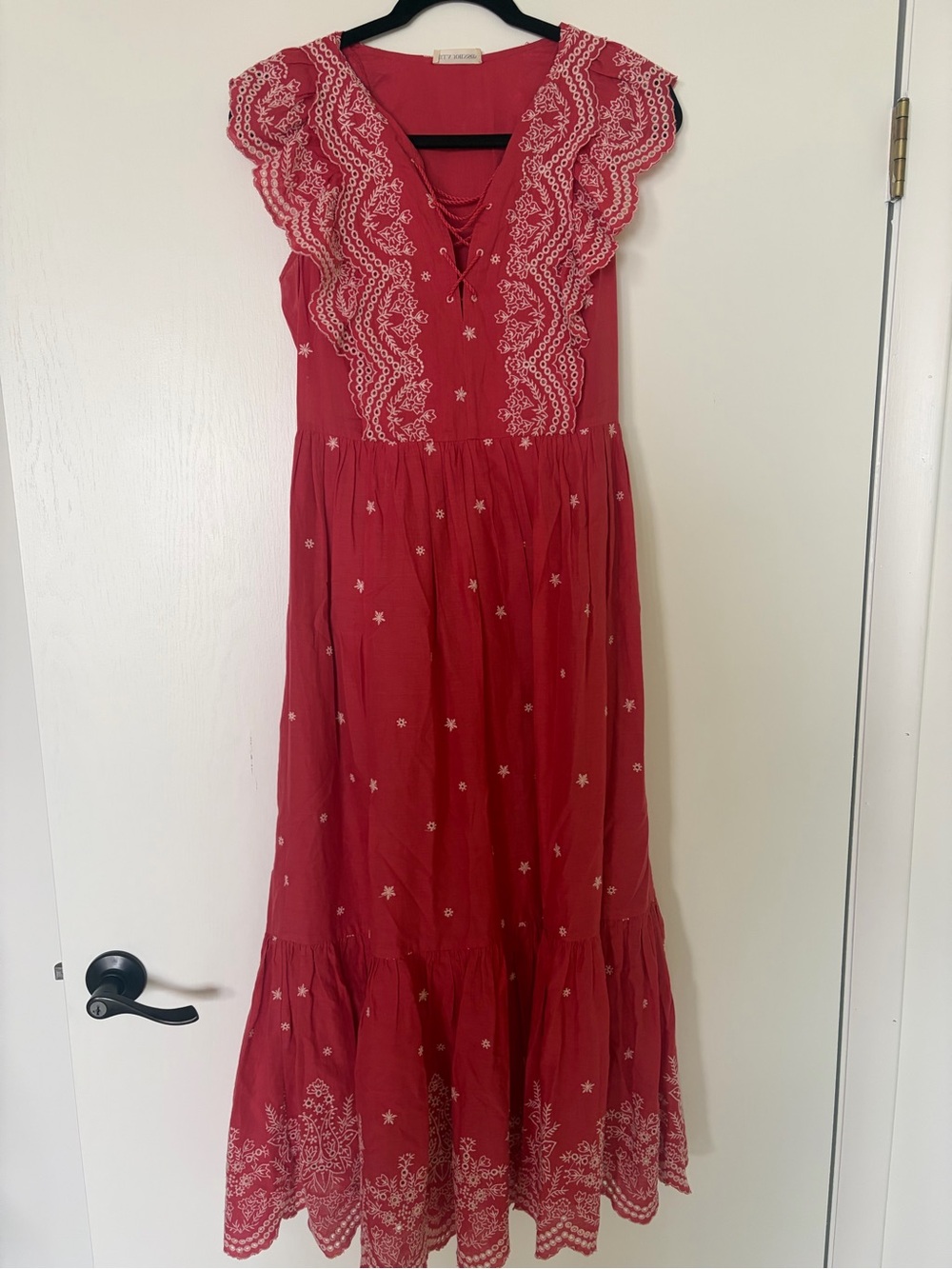Ulla Johnson Red Dress Topline - Picture 3 of 8